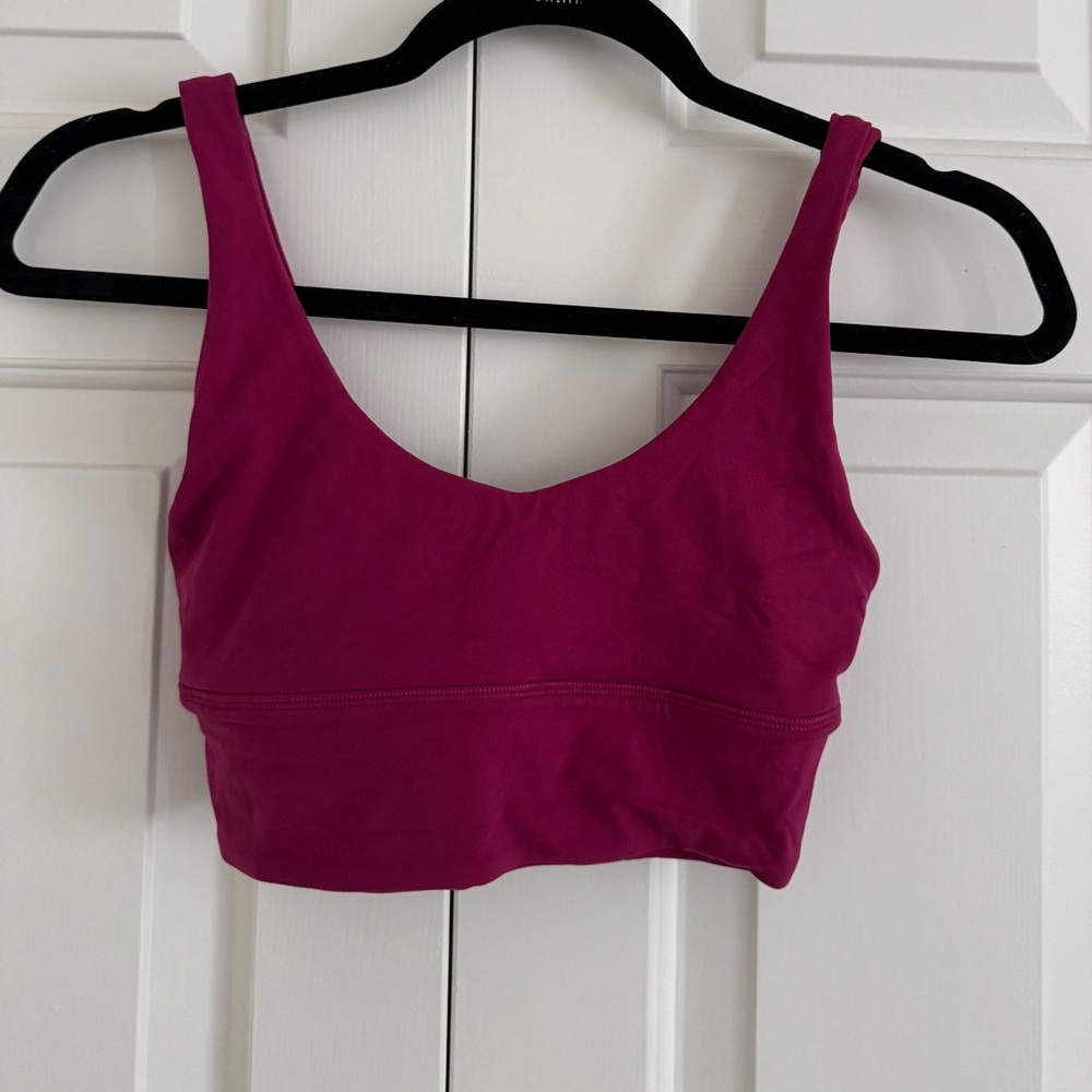 lululemon athletica Magenta Sports Bra